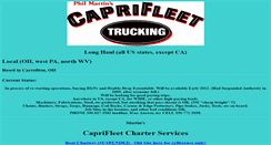 Desktop Screenshot of caprifleet.com
